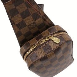 LOUIS VUITTON Damier Geronimos Waist Bag Shoulder Sling Ebene Brown N51994