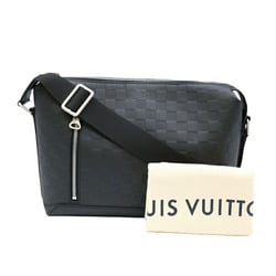 LOUIS VUITTON Damier Infini Discovery PM Shoulder Bag Onyx Black N42415