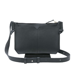 HERMES Hermes Ultrapla 24 Shoulder Sling Bag Togo Leather Black