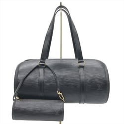 Louis Vuitton LOUIS VUITTON Soufflot M52862 MI0956 Handbag Epi Noir