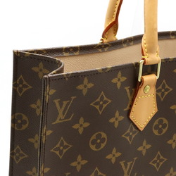 LOUIS VUITTON Louis Vuitton Monogram Sac Plat Tote Bag Handbag Square M51140