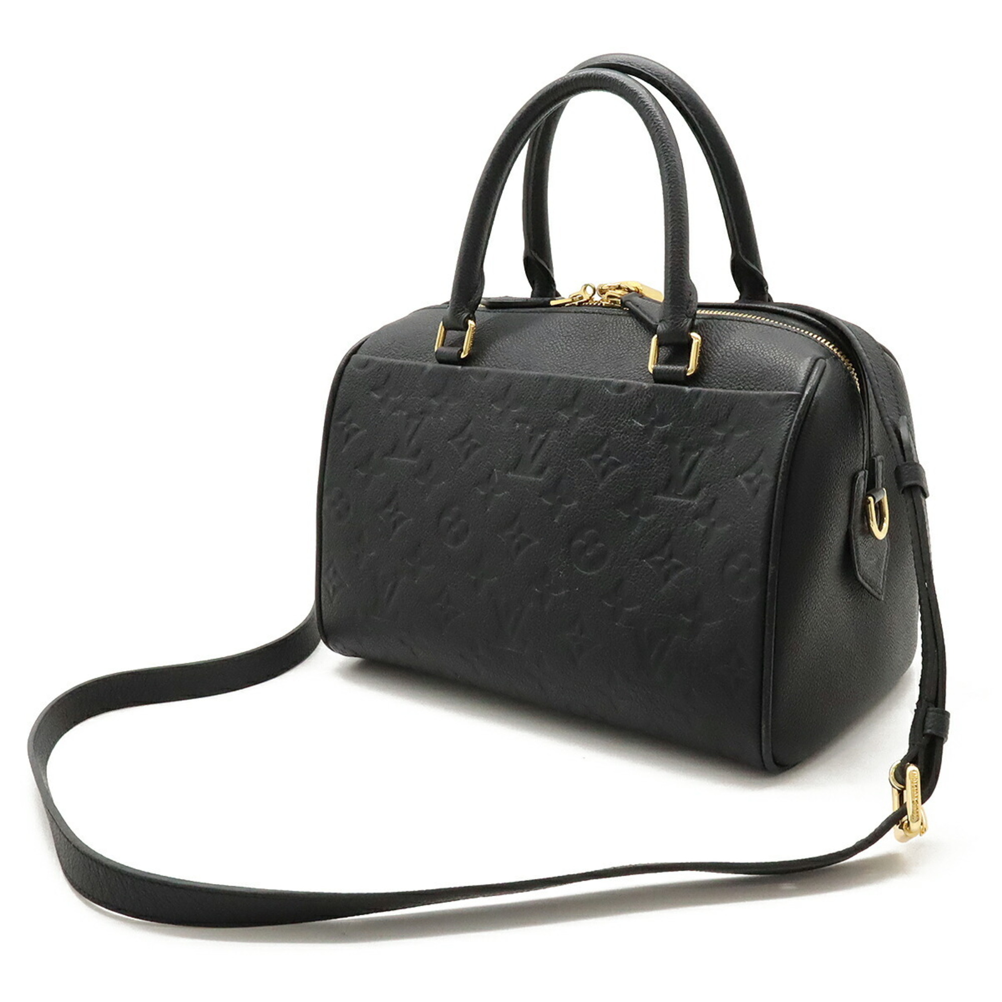 LOUIS VUITTON Louis Vuitton Monogram Empreinte Speedy Bandouliere 25 NM Handbag Shoulder Bag Noir M42401