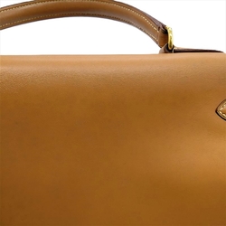 Hermes Kelly 35 Handbag Box Calf Natural V Stamp