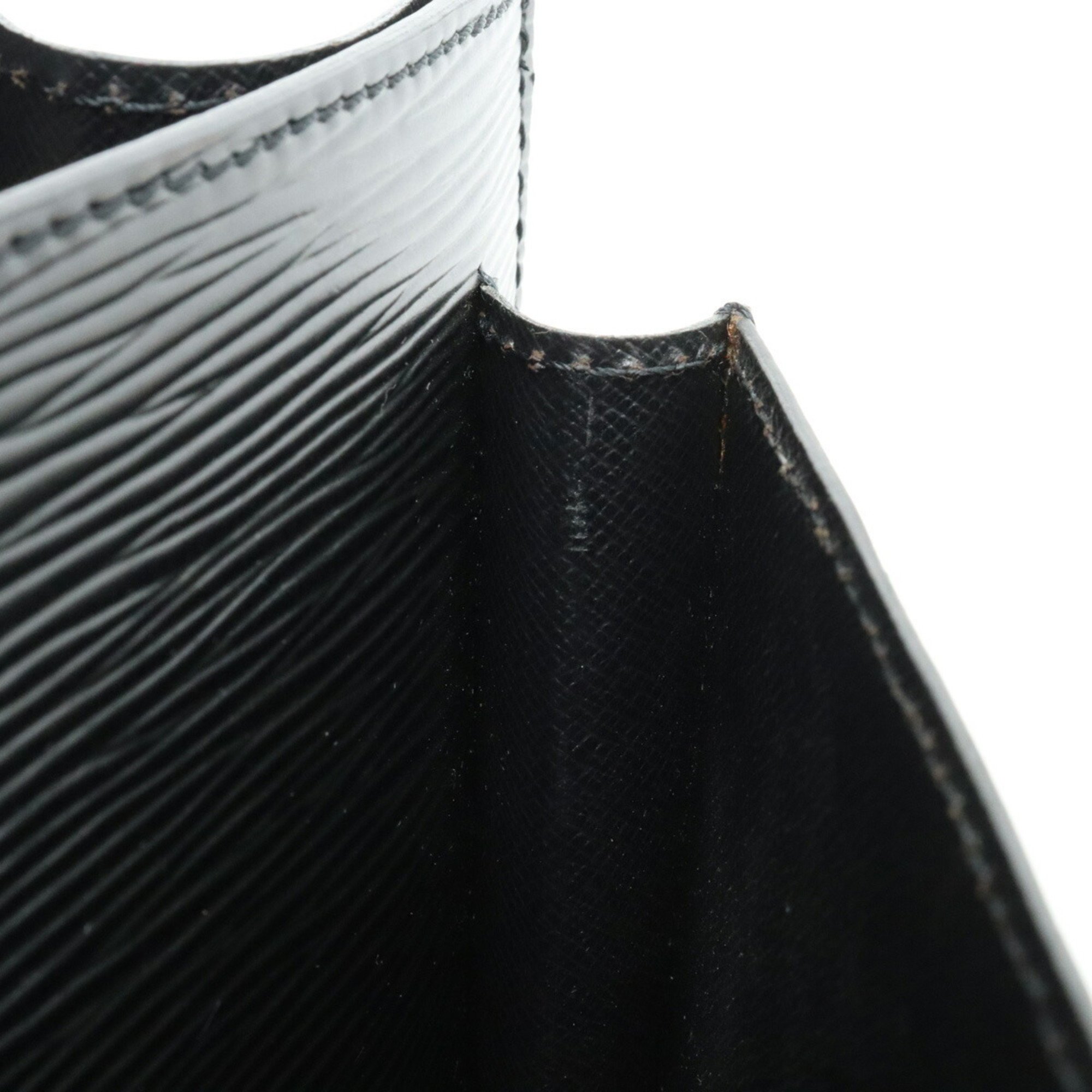 LOUIS VUITTON Epi Monceau Second Bag Handbag Shoulder Noir Black M52122