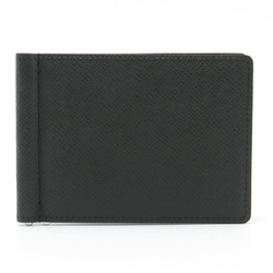 LOUIS VUITTON Taiga Portefeuille Pans Bi-fold Wallet Money Clip Leather Noir Black M62978