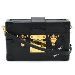LOUIS VUITTON Epi Petite Malle Clutch Bag Shoulder Noir Black M59179
