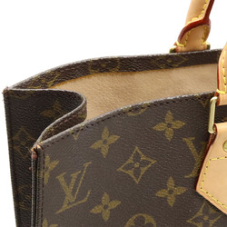 LOUIS VUITTON Louis Vuitton Monogram Sac Plat Tote Bag Handbag Square M51140