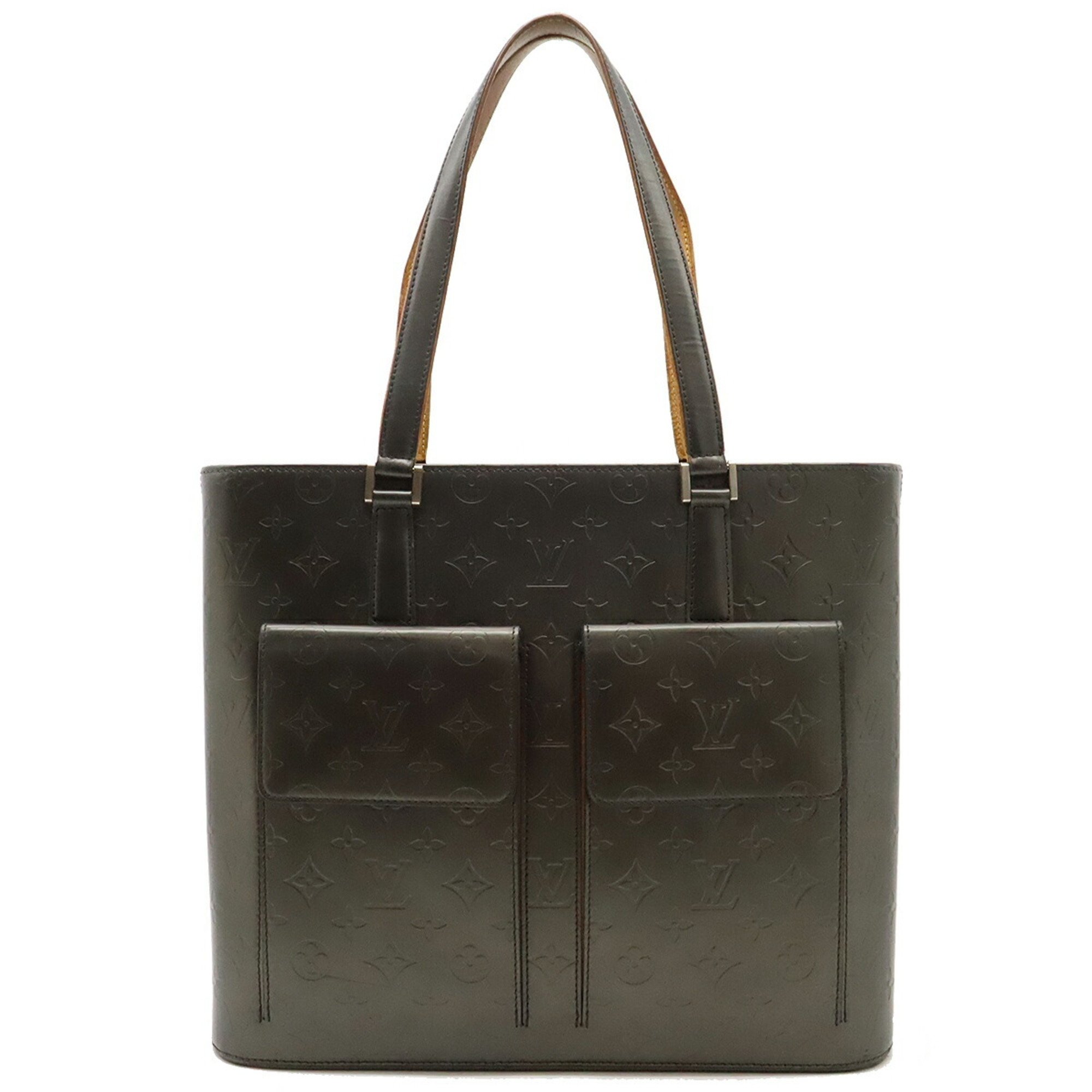 LOUIS VUITTON Louis Vuitton Monogram Matte Wilwood Tote Bag Shoulder Noir Black M55102
