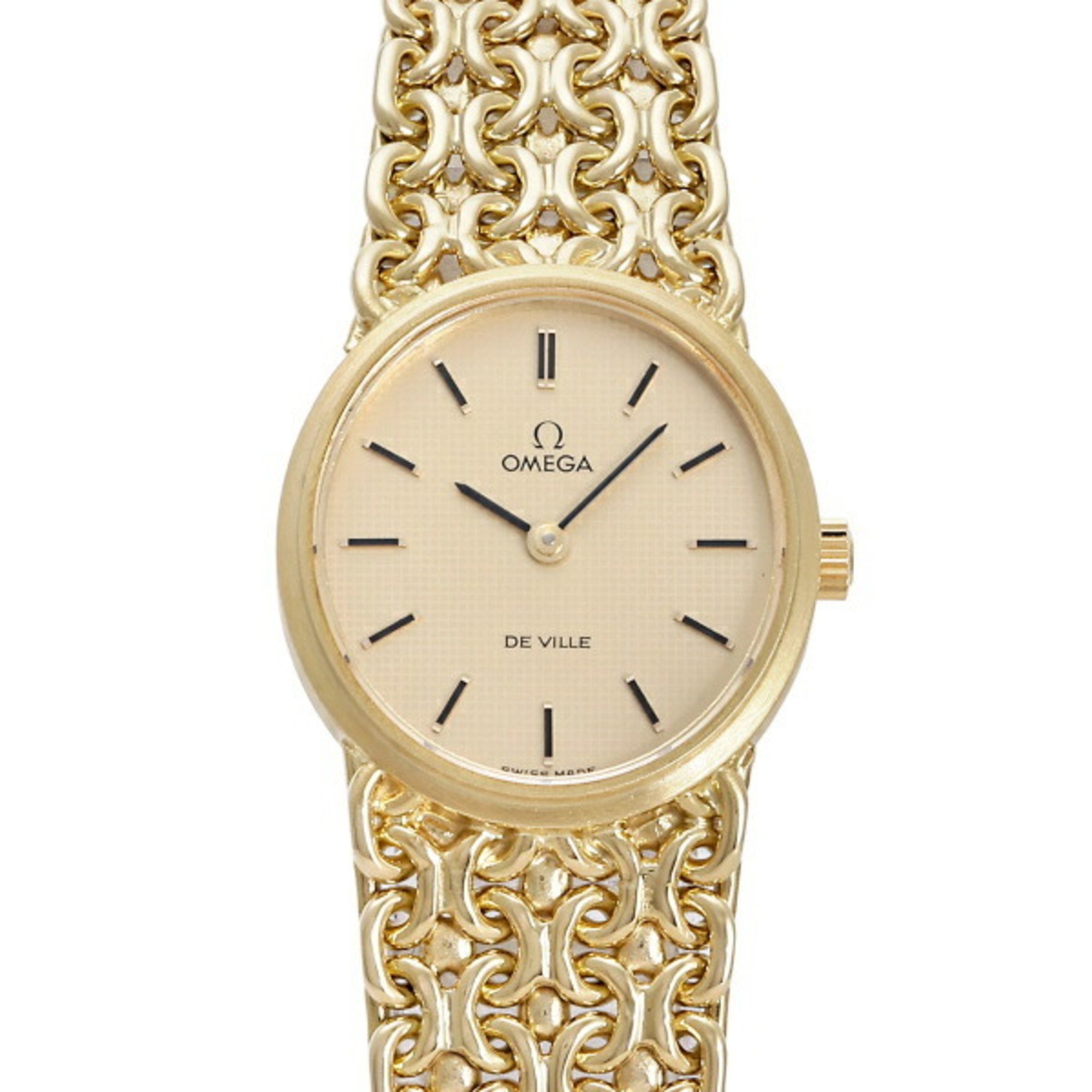 OMEGA De Ville Gold Dial Watch for Men and Women