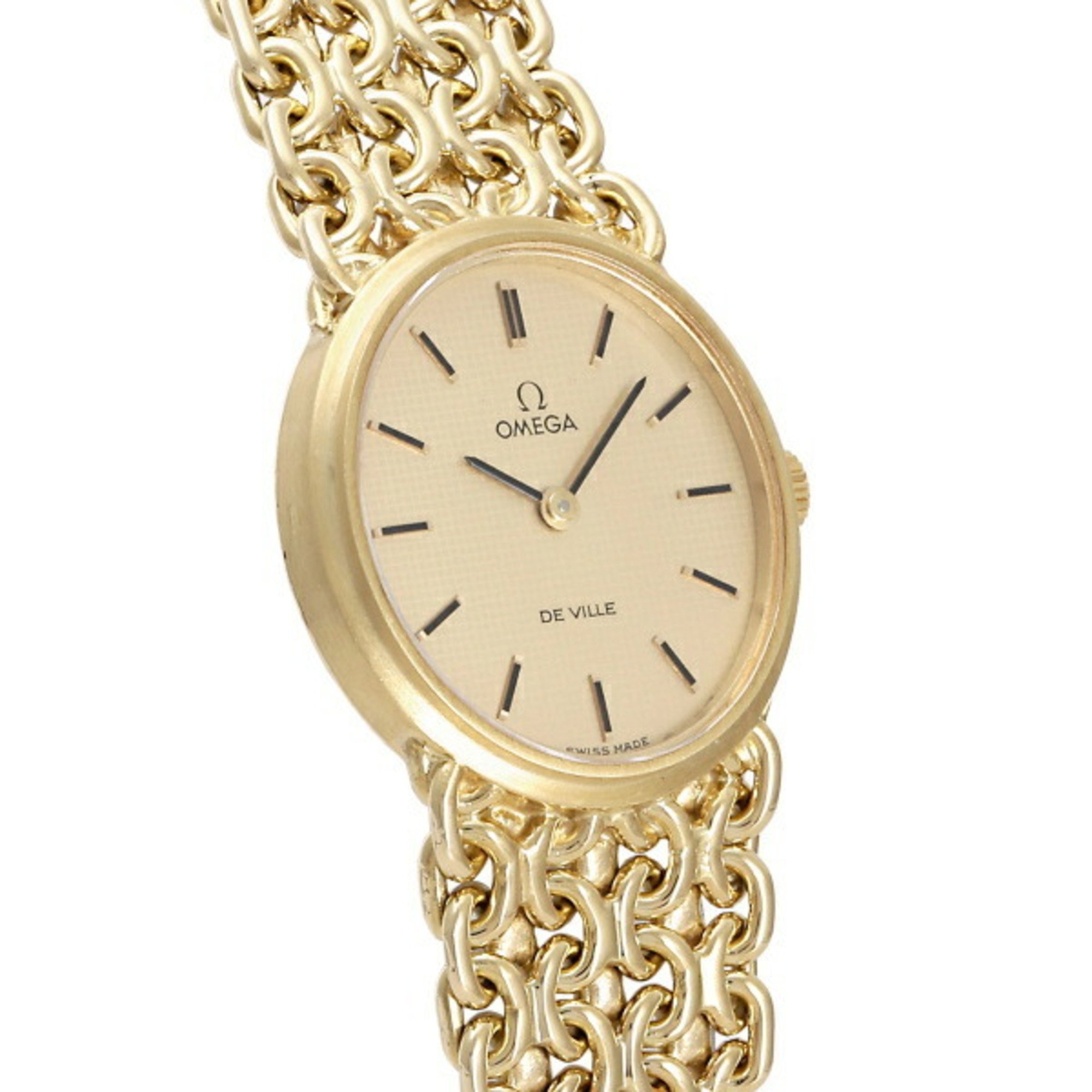 OMEGA De Ville Gold Dial Watch for Men and Women