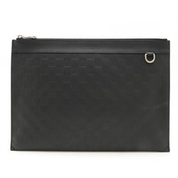 LOUIS VUITTON Damier Infini Pochette Discovery Clutch Bag Second Onyx Black N60112