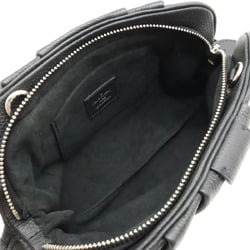 LOUIS VUITTON Louis Vuitton Monogram Mahina Scala Shoulder Bag Clutch Leather Noir Black M80093