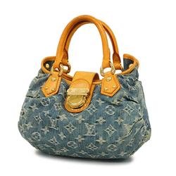 Louis Vuitton Handbag Monogram Denim Pretty M95020 Blue Ladies