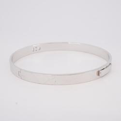 Hermes Bangle H d'Ancre Diamond K18WG White Gold Women's