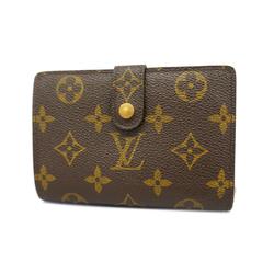 Louis Vuitton Wallet Monogram Porte Monnaie Biennois M61663 Brown Women's