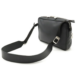 LOUIS VUITTON Louis Vuitton Taiga Outdoor PM Shoulder Bag Ardoise Black M33435
