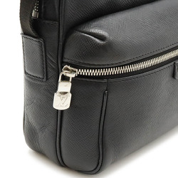 LOUIS VUITTON Louis Vuitton Taiga Outdoor PM Shoulder Bag Ardoise Black M33435