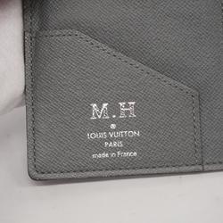 Louis Vuitton Long Wallet Taiga Portefeuilleron M32644 Glacier Men's