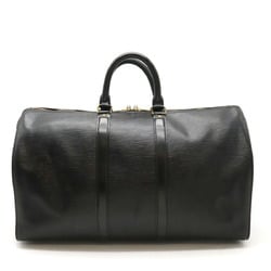 LOUIS VUITTON Louis Vuitton Epi Keepall 45 Boston Bag Leather Noir Black M42972