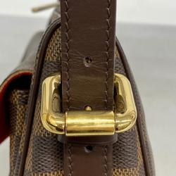 Louis Vuitton Shoulder Bag Damier Ravello N60006 Ebene Ladies