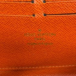 Louis Vuitton Long Wallet Monogram Portefeuille Clemence M60743 Pimon Brown Ladies