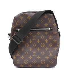 Louis Vuitton Shoulder Bag Monogram Macassar Torres PM M40635 Brown Black Men's