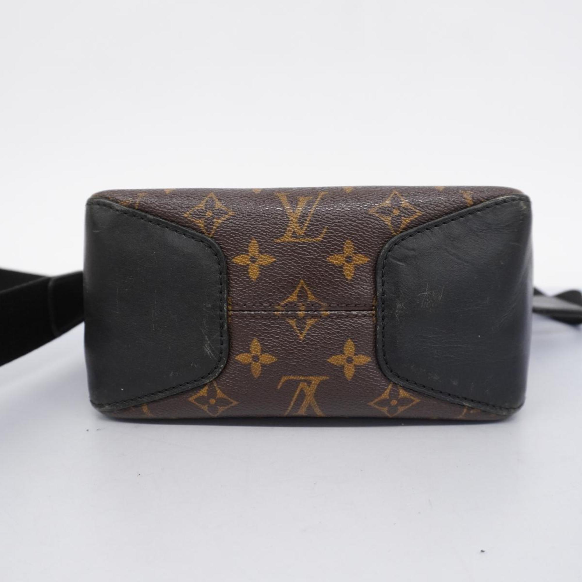 Louis Vuitton Shoulder Bag Monogram Macassar Torres PM M40635 Brown Black Men's