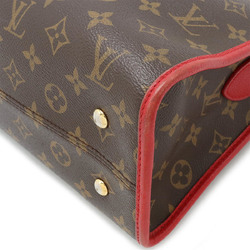 LOUIS VUITTON Louis Vuitton Monogram Popincourt PM Handbag Tote Bag Cerise Red M43433