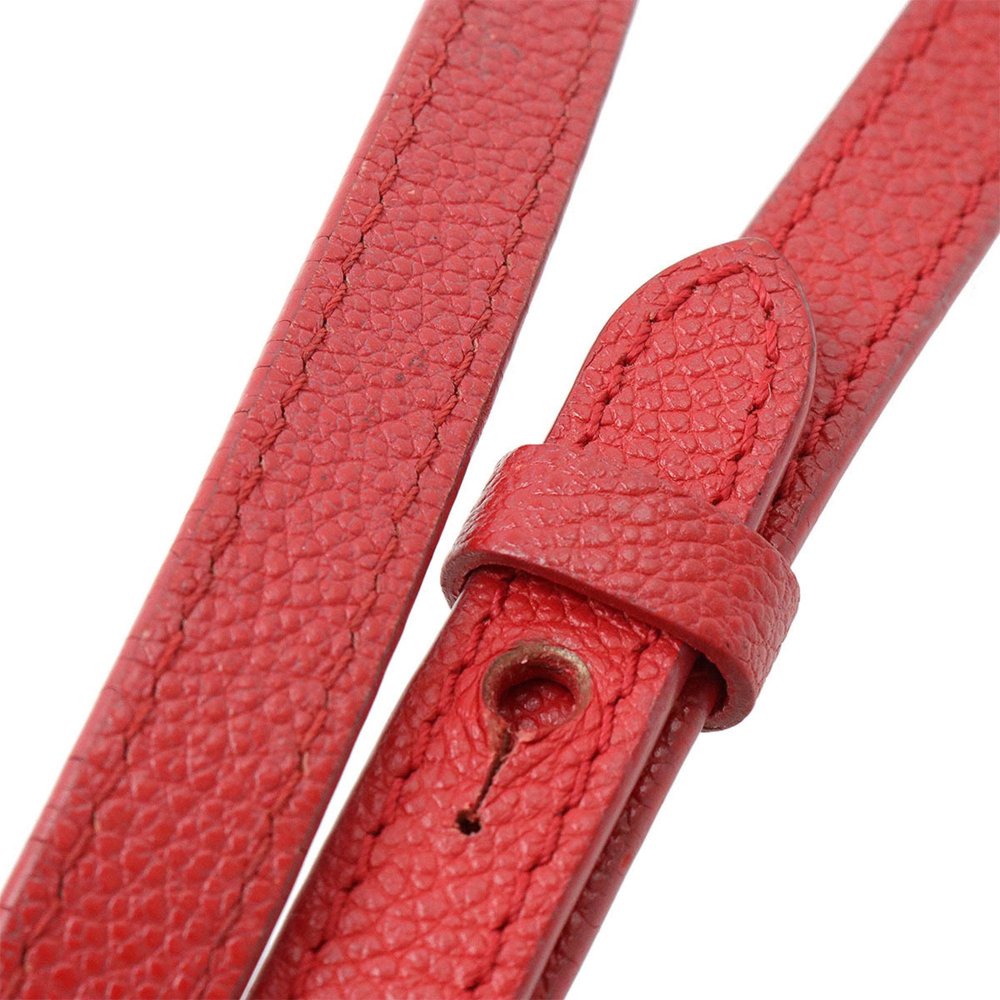 LOUIS VUITTON Louis Vuitton Monogram Popincourt PM Handbag Tote Bag Cerise Red M43433