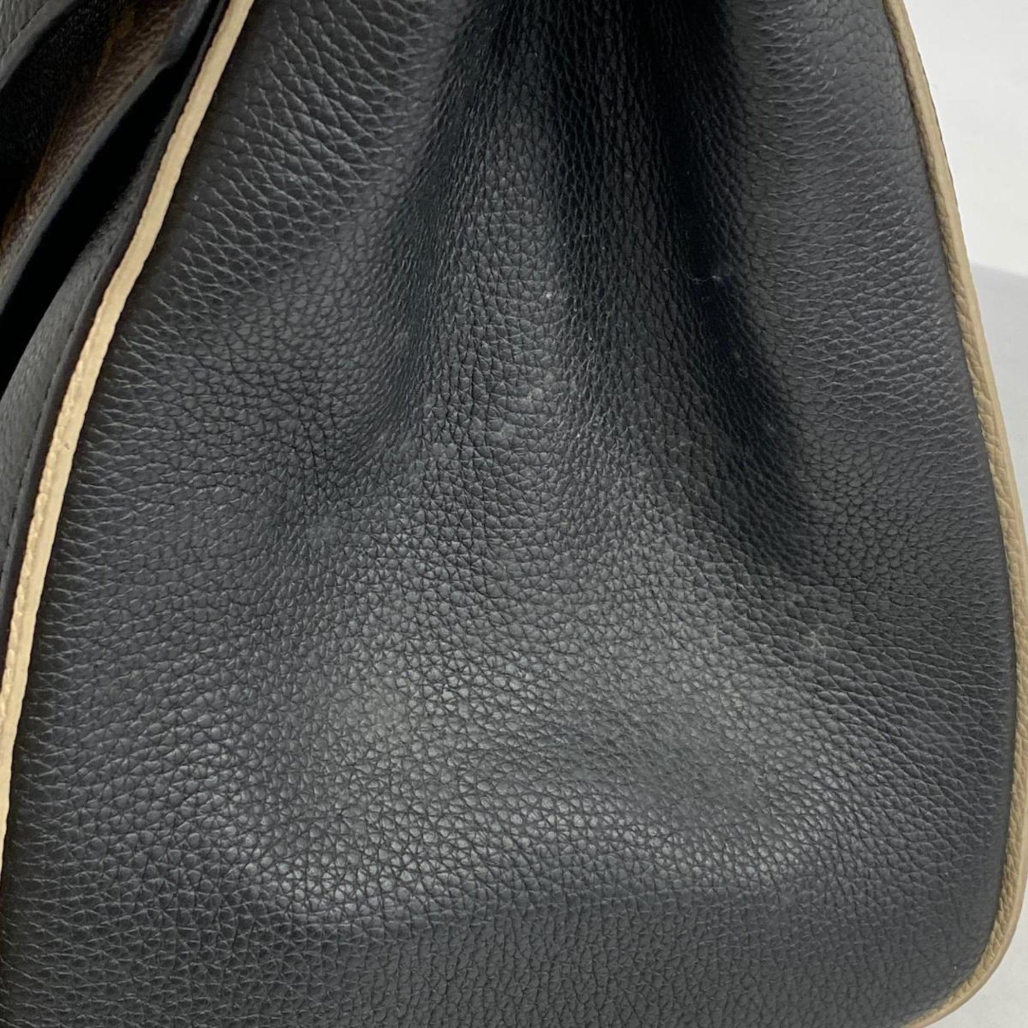 Louis Vuitton Handbag Monogram Double V M54439 Noir Brown Ladies