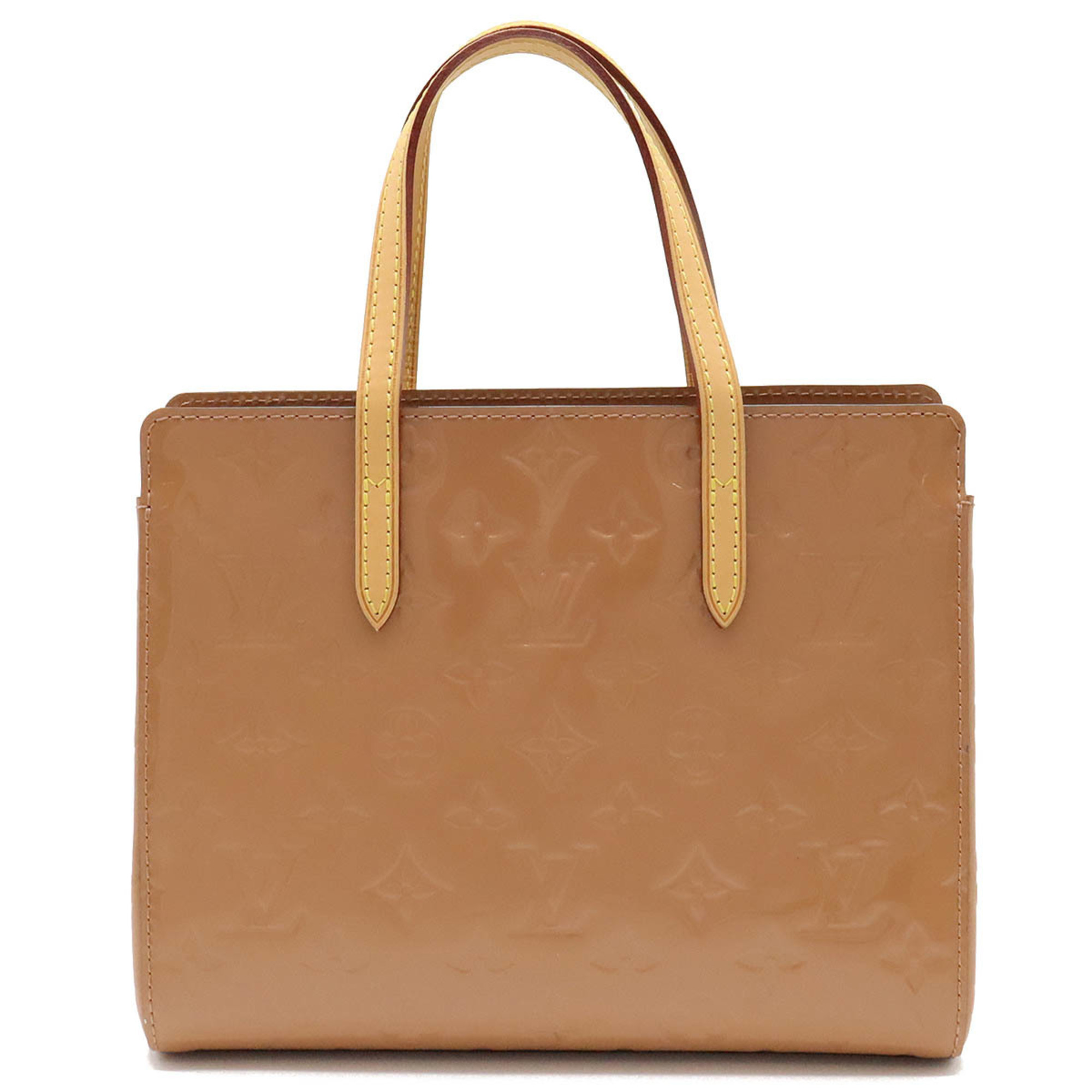 LOUIS VUITTON Louis Vuitton Monogram Vernis Catalina BB Tote Bag Handbag Rose Velours M90015