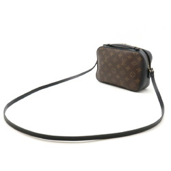 LOUIS VUITTON Louis Vuitton Monogram Santonge Shoulder Bag Handbag Tassel Leather Noir Black M43555