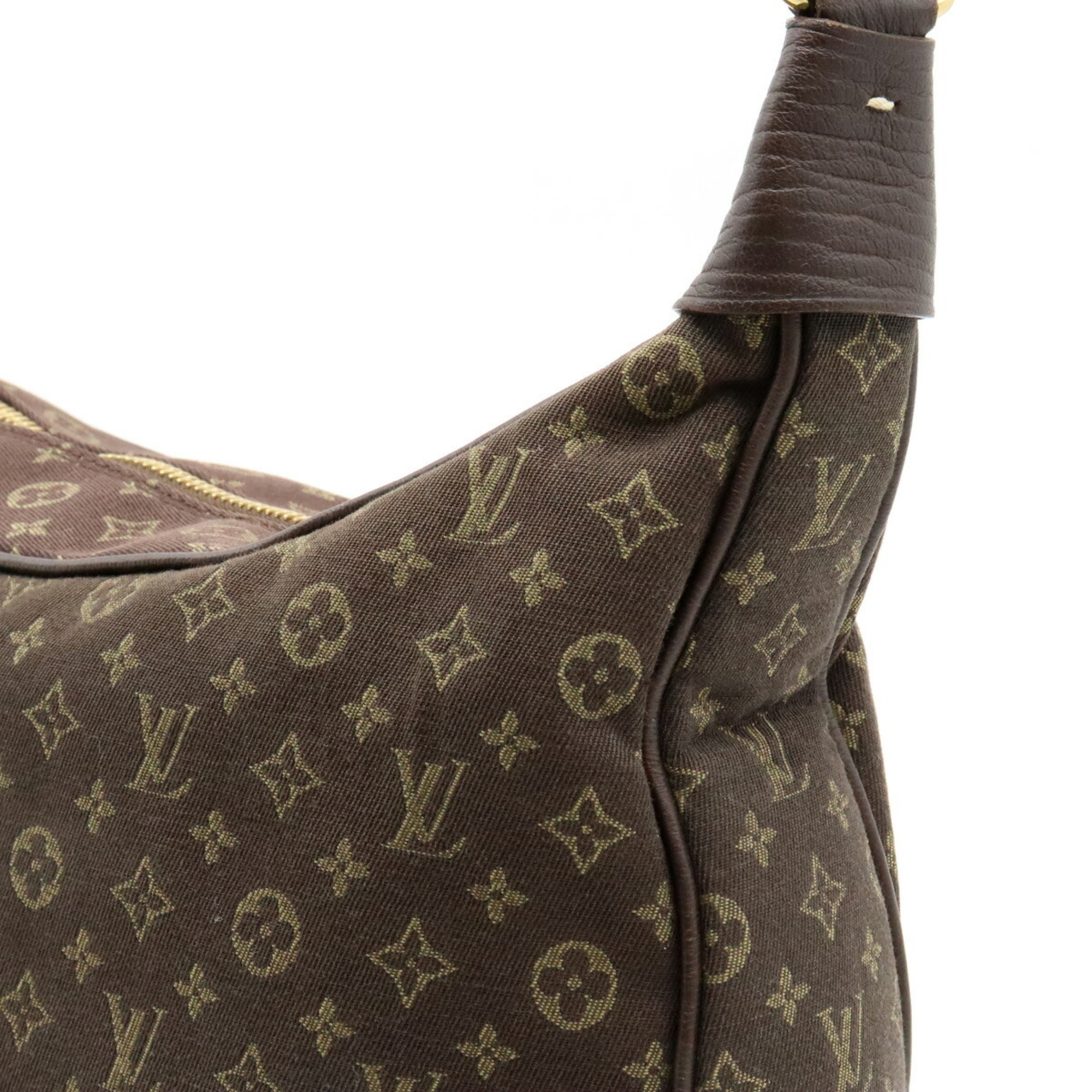 LOUIS VUITTON Louis Vuitton Monogram Run Boulogne Shoulder Bag Ebene Brown Dark M95225