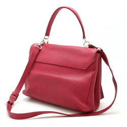 LOUIS VUITTON Louis Vuitton Lockme Cartable Handbag Shoulder Bag Soft Calf Leather Dahlia Pink M50249