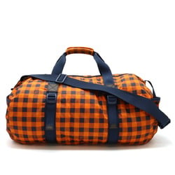LOUIS VUITTON Damier Aventure Practical Boston Bag Shoulder Nylon Orange N41232