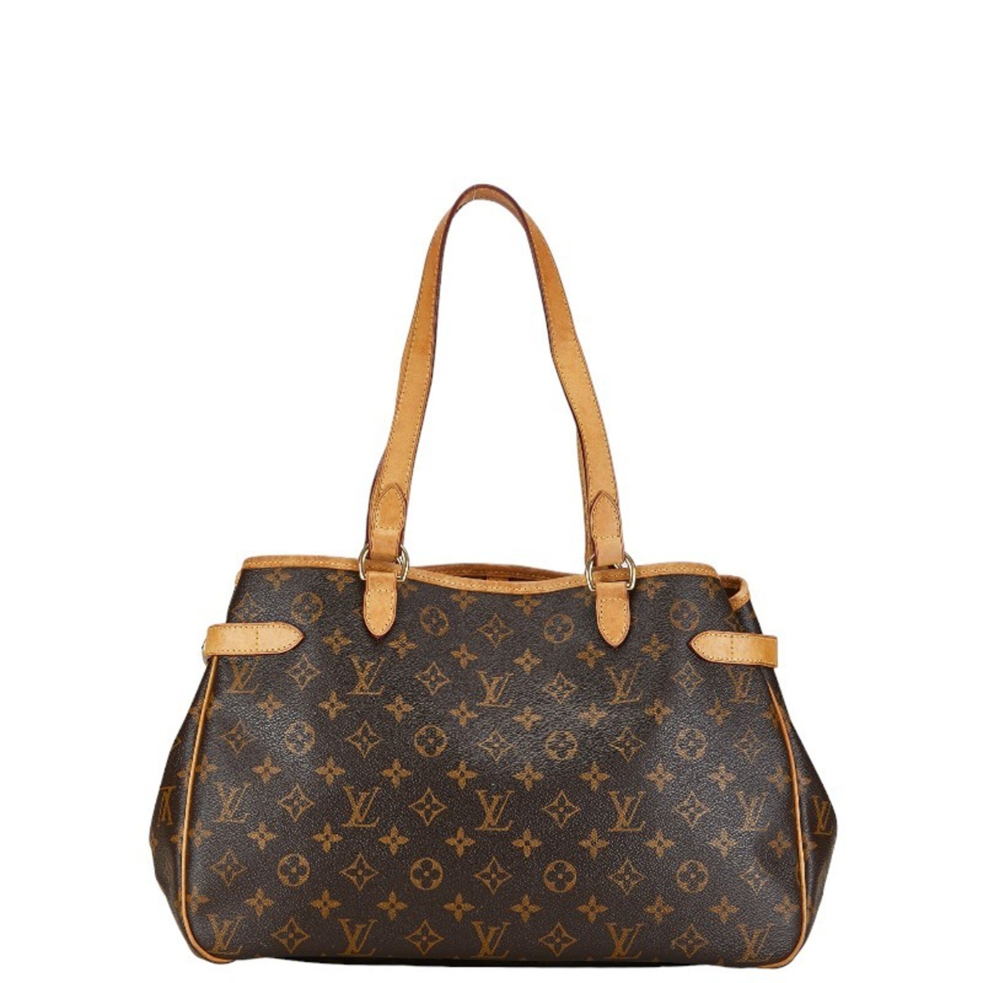 Louis Vuitton Monogram Batignolles Horizontal Tote Bag Handbag M51154 Brown PVC Leather Women's LOUIS VUITTON