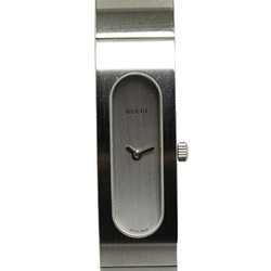 Gucci Watch Bangle 2400S Quartz Silver Dial Stainless Steel Women's GUCCI