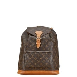 Louis Vuitton Monogram Montsouris GM Backpack M51135 Brown PVC Leather Women's LOUIS VUITTON