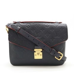 LOUIS VUITTON Louis Vuitton Monogram Empreinte Pochette Metis MM Handbag Shoulder Bag Marine Rouge M44071