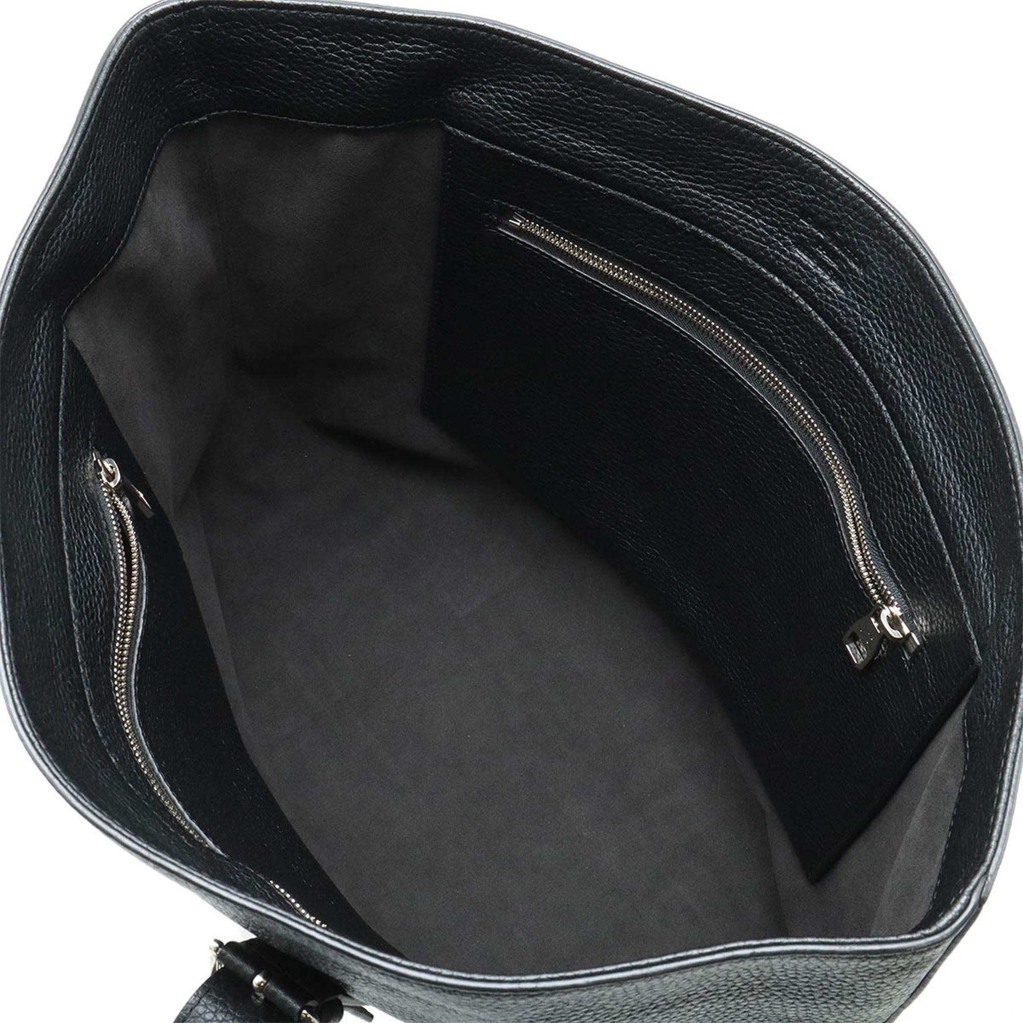 LOUIS VUITTON Cabas Voyage Tote Bag Shoulder Taurillon Leather Noir Black M50086