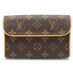 LOUIS VUITTON Louis Vuitton Monogram Pochette Florentine Waist Pouch Hip Bag Clutch XS Size M51855