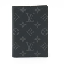 LOUIS VUITTON Louis Vuitton Monogram Eclipse Couverture Passport NM Cover Case with Initials M64501