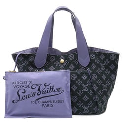 LOUIS VUITTON Louis Vuitton Monogram Beach Line Cabas Ipanema PM Tote Bag Shoulder Marine Purple M95983