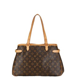 Louis Vuitton Monogram Batignolles Horizontal Handbag Tote Bag M51154 Brown PVC Leather Women's LOUIS VUITTON