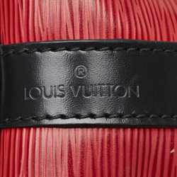 Louis Vuitton Epi Petit Noe Shoulder Bag M44172 Castilian Red Noir Leather Women's LOUIS VUITTON