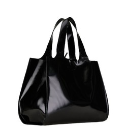 Salvatore Ferragamo handbag tote bag black enamel women's