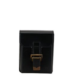 Louis Vuitton Liege Line Pister Waist Bag M92222 Noir Black Leather Women's LOUIS VUITTON