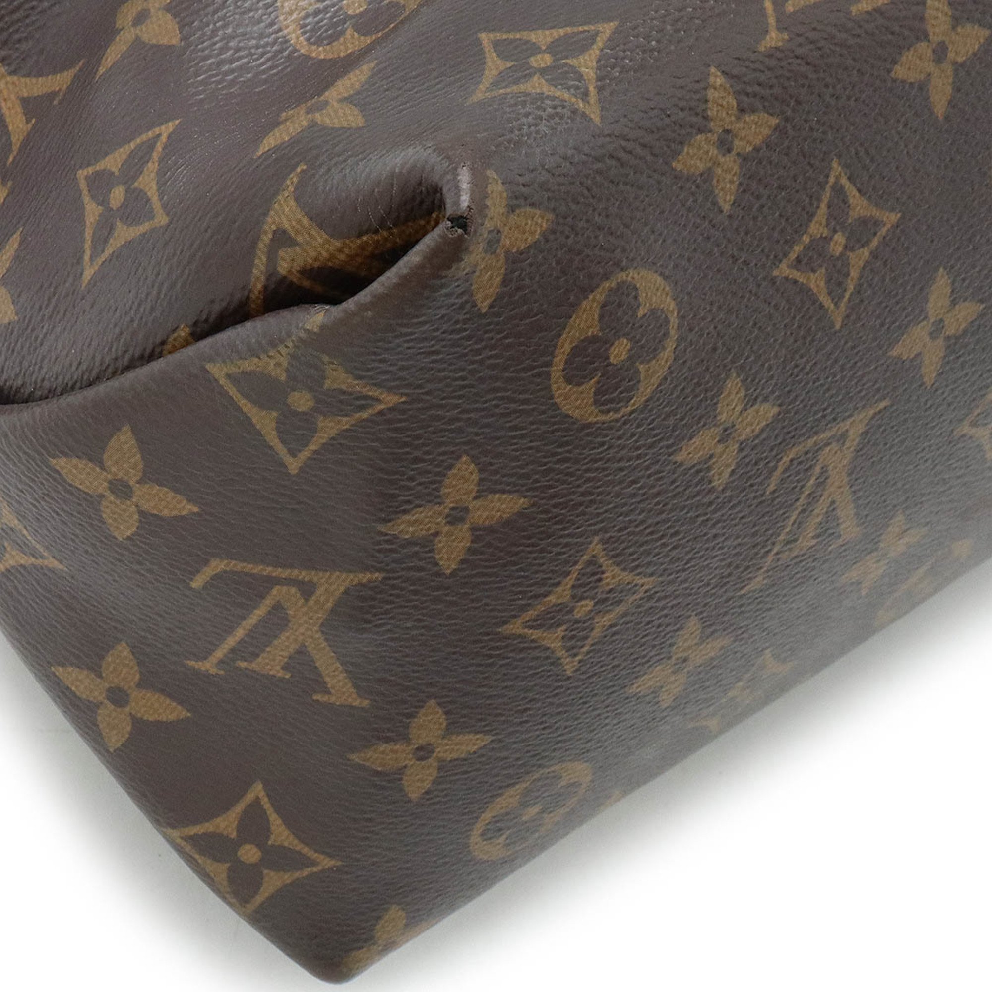 LOUIS VUITTON Louis Vuitton Monogram Flower Zipped Tote MM Handbag Shoulder Bag Bordeaux M44348