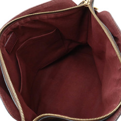 LOUIS VUITTON Louis Vuitton Monogram Flower Zipped Tote MM Handbag Shoulder Bag Bordeaux M44348