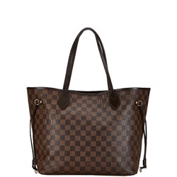 Louis Vuitton Damier Neverfull MM Tote Bag Shoulder N51105 Brown PVC Leather Women's LOUIS VUITTON